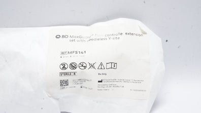 BD MFS141 MaxGuard Flow Controller Extension Set 2.4ml x 14inch Appx.